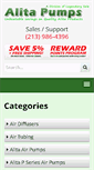 Mobile Screenshot of alitapumps.com